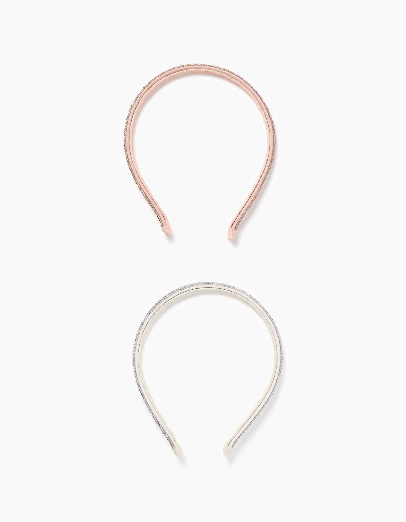 Lot De 2 Serre-ttes Avec Strass Gris 12 €