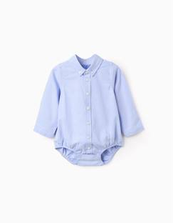 Bébé-Body-Body-chemise en coton à manches longues