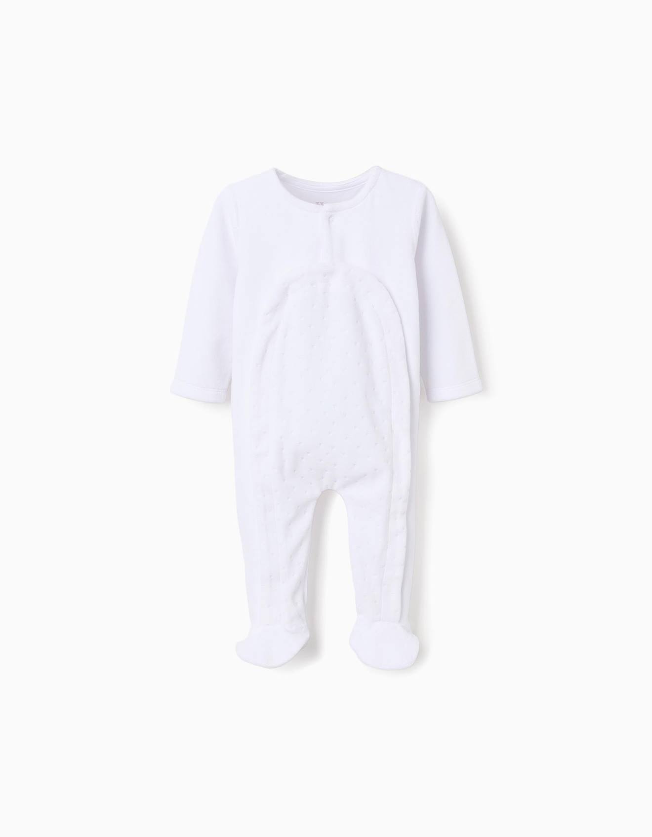 Grenouillre En Velours Avec Ouverture Frontale Blanc 17 €