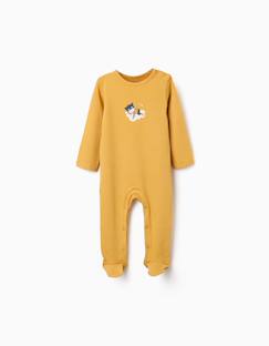 Grenouillère en coton à imprimé  - vertbaudet enfant