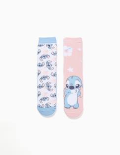 -2 chaussettes antidérapantes à imprimé stitch