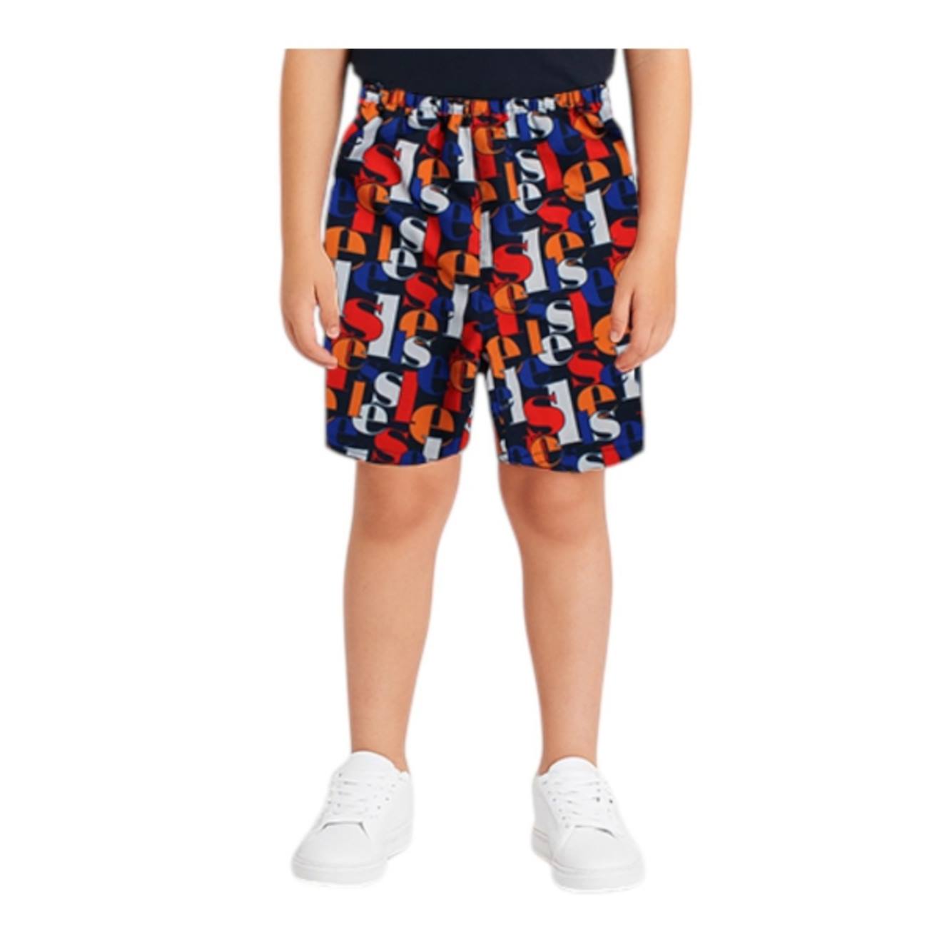Short Enfant Motif Graphique Noir