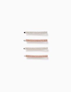 -Lot de 4 pinces à cheveux avec strass