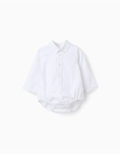 Bébé-Body-Body-chemise en coton à manches longues