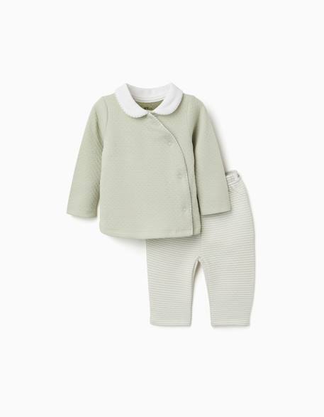 Bébé-Pyjama long en coton matelassé