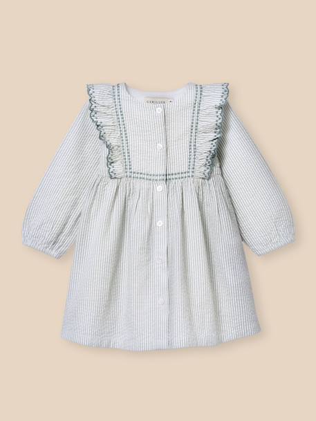 Bébé-Robe en seersucker bébé