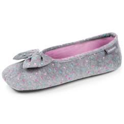 Chaussons ballerines microvelours semelle ultra souple mousse à mémoire forme  - vertbaudet enfant