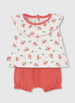 Ensemble bébé en coton imprimé  - vertbaudet enfant