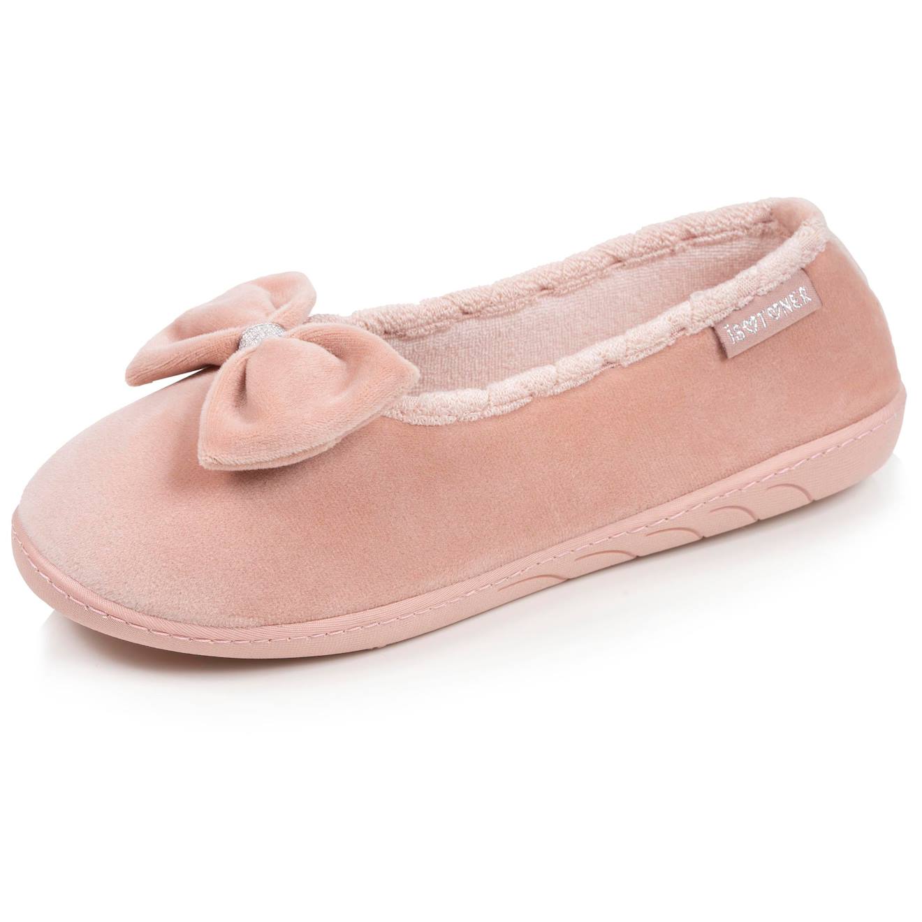 Chaussons Ballerines Microvelours Semelle Ergonomique Mousse Mmoire Forme Blush 22 €
