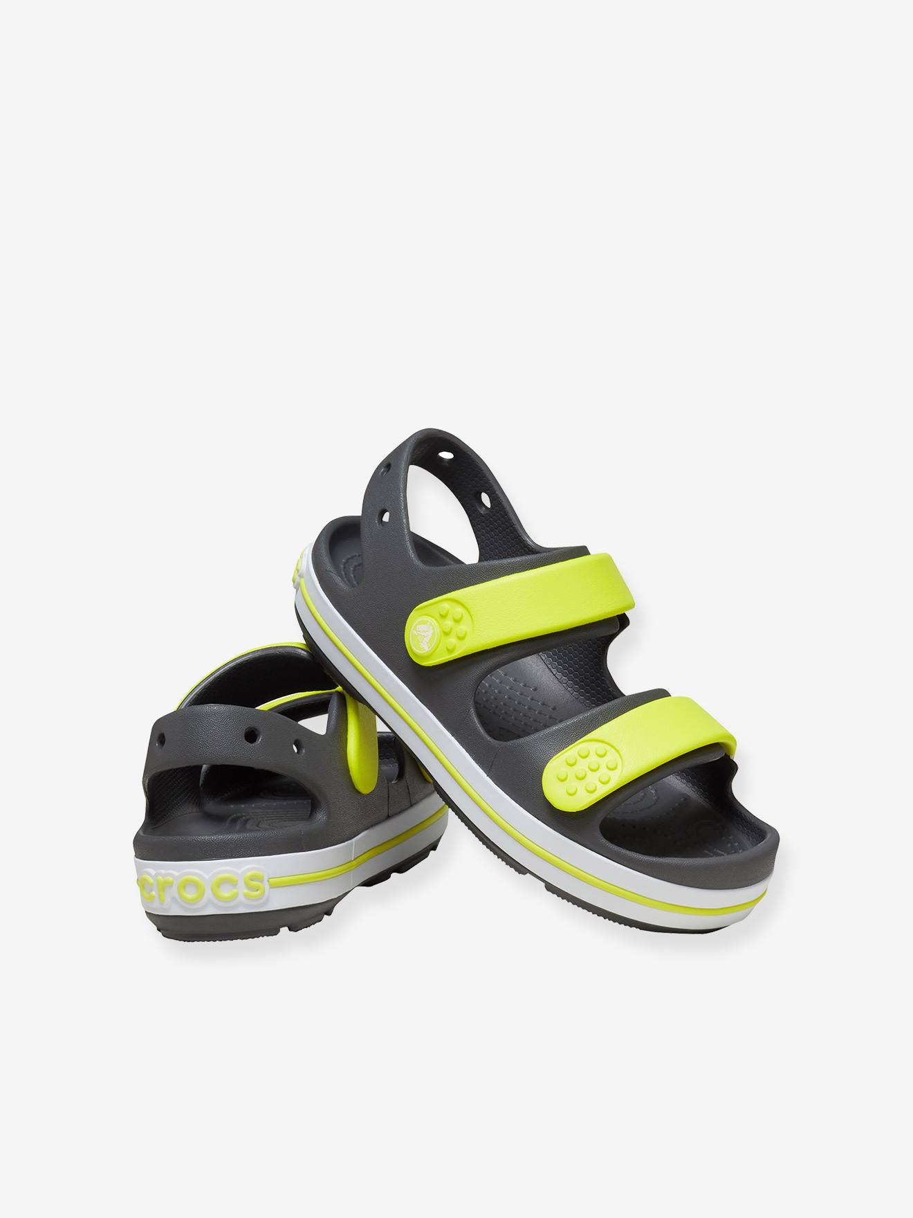 Sandales À Brides Crocs Kaki