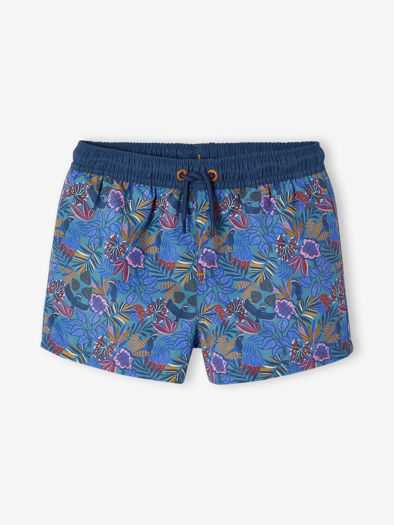 Short de bain garçon capsule Liberty bleu
