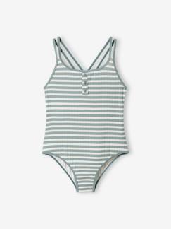 Maillot de bain 1 pièce rayures  - vertbaudet enfant