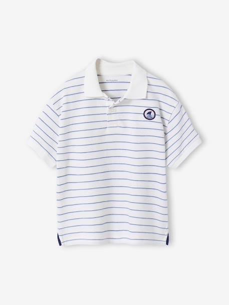 Polo manches courtes rayé  - vertbaudet enfant