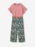 Ensemble T-shirt pantalon large fille blush+écru 7 - vertbaudet enfant 
