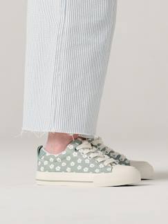Chaussures-Chaussures fille 23-38-Baskets fille en toile fantaisie
