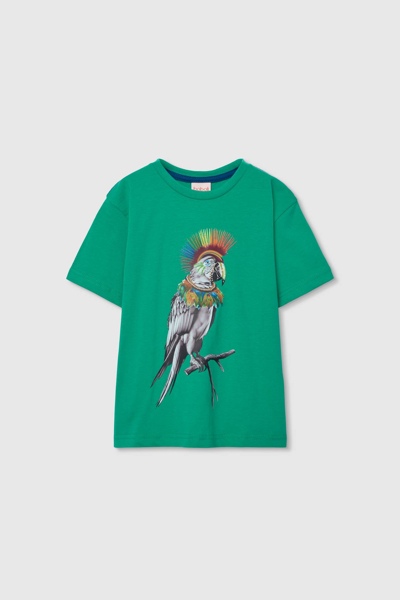 T-shirt Enfant Coton Perroquet Vert 10 €