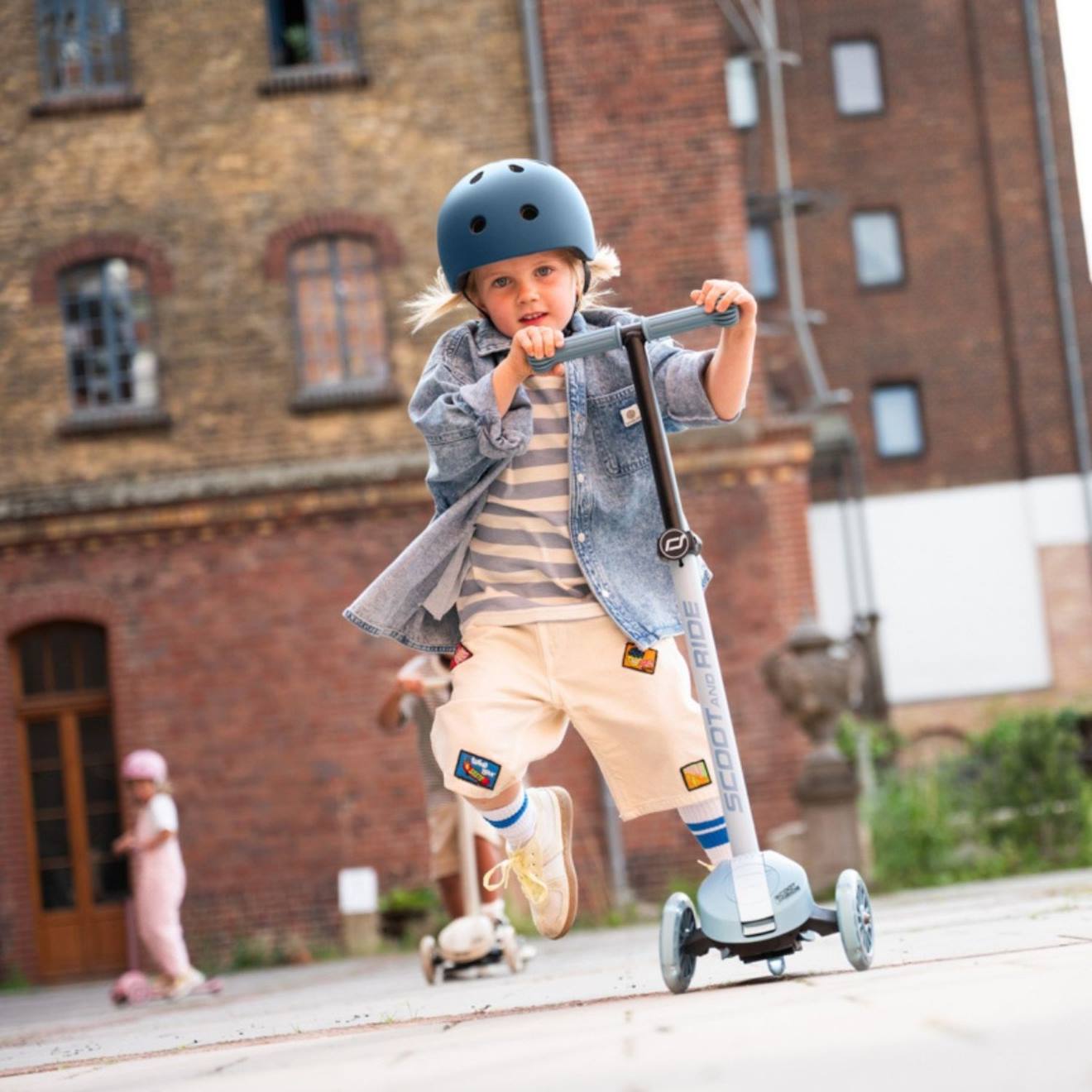 Trottinette Highwaykick 3 S Led Bleu, Noir (Scoot And Ride) - Image 2