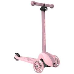 Jouet-Trottinette highwaykick 3 s led rose
