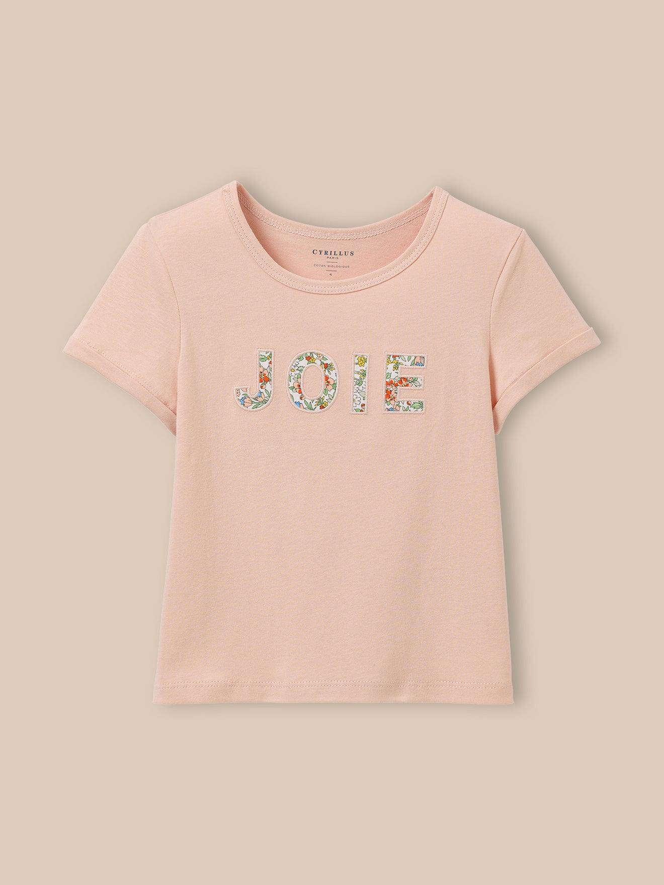 T-shirt Fille Message En Tissu Liberty - Coton Biologique Liberty Nazanin 17 €
