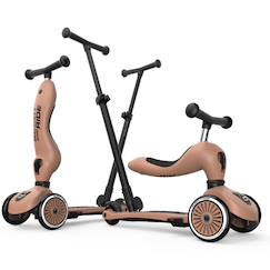 Jouet-Jeux de plein air-Porteur évolutif highwaykick 1 push and go mocha