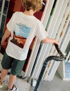 Garçon-T-shirt, polo, sous-pull-T-shirt en coton avec imprimés lanzarote