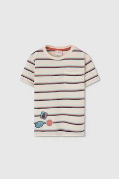T-shirt enfant en maille rayée  - vertbaudet enfant
