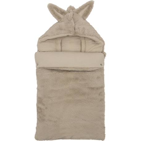 Bb&Co - Nid D'ange Passe Sangle Angora Et Gaze De Coton Beige (0-6 Mois) Beige