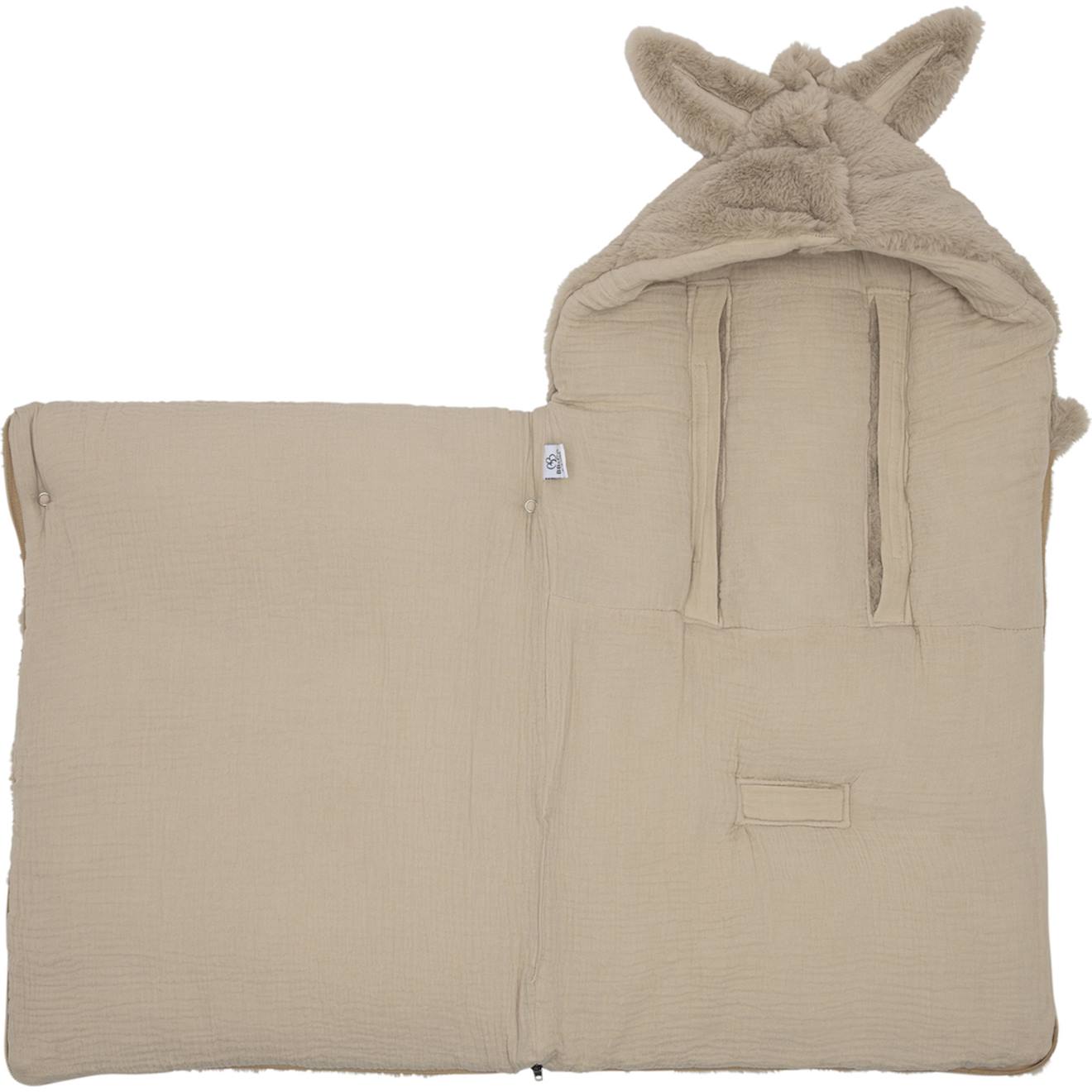 Nid D'ange Passe Sangle Angora Et Gaze De Coton Beige (0-6 Mois) Beige (Bb&Co) - Image 1