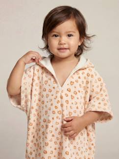 Poncho de bain bébé Animaux, avec coton recyclé  - vertbaudet enfant