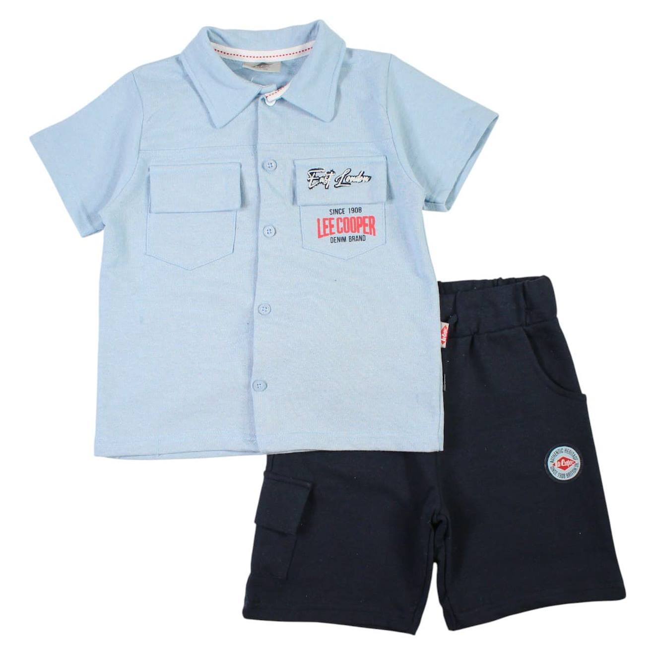 Ensemble Polo Et Short Bb Garon Imprim Bleu 18 €