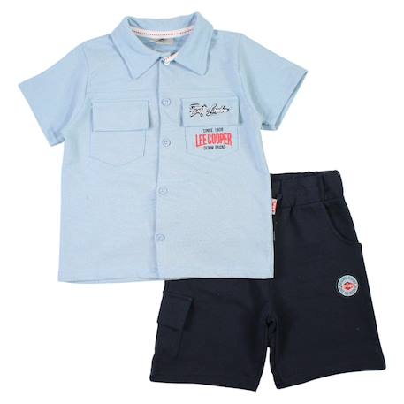 Bébé-Ensemble polo et short bébé garçon imprimé