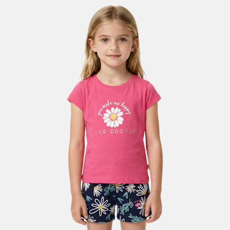 Ensemble fille t-shirt manches courtes et short  - vertbaudet enfant