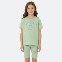 -Ensemble fille t-shirt manches courtes et bermuda