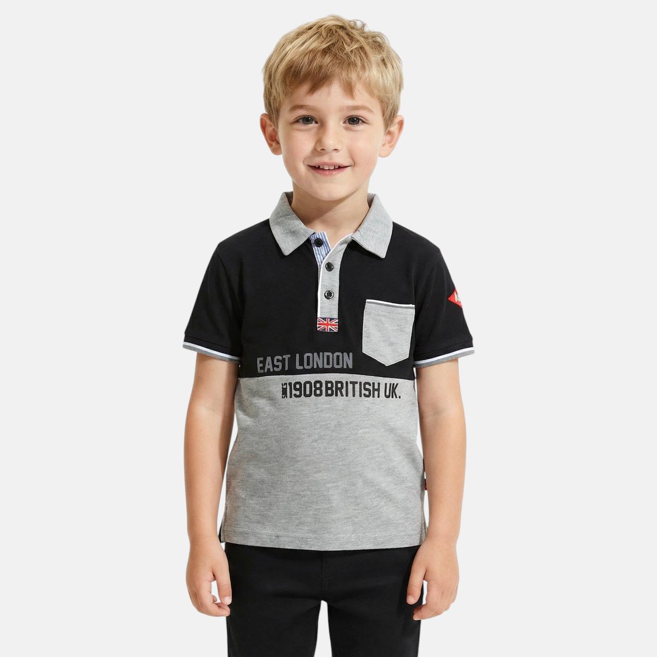 Polo Garon Manches Courtes Noir 10 €