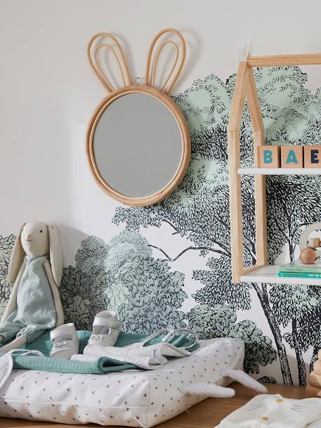 Vertbaudet - Miroir rotin Lapin rotin