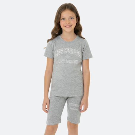 Ensemble fille t-shirt manches courtes et bermuda  - vertbaudet enfant