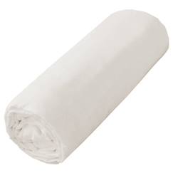 Linge de maison et décoration-Drap housse en coton jersey uni