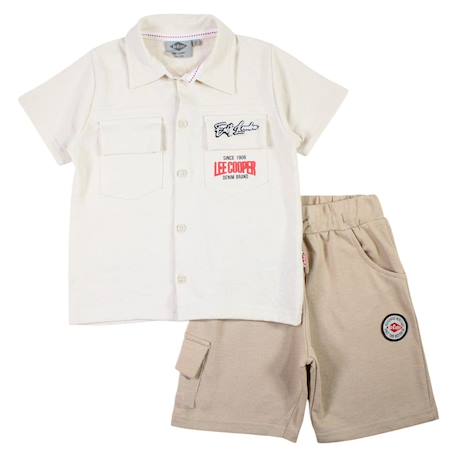 Bébé-Ensemble polo et short bébé garçon imprimé