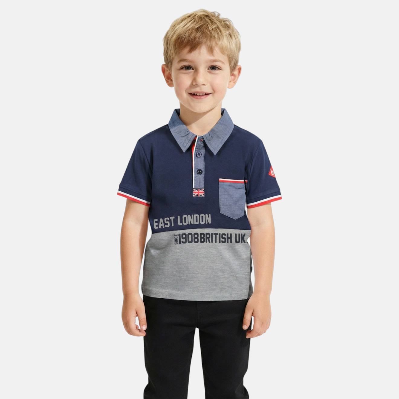 Polo Garon Manches Courtes Marine 10 €
