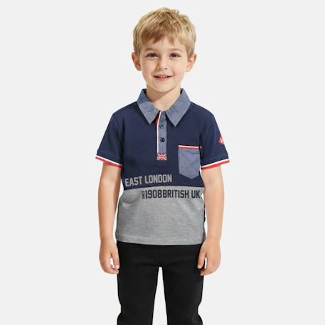 Polo garçon manches courtes  - vertbaudet enfant