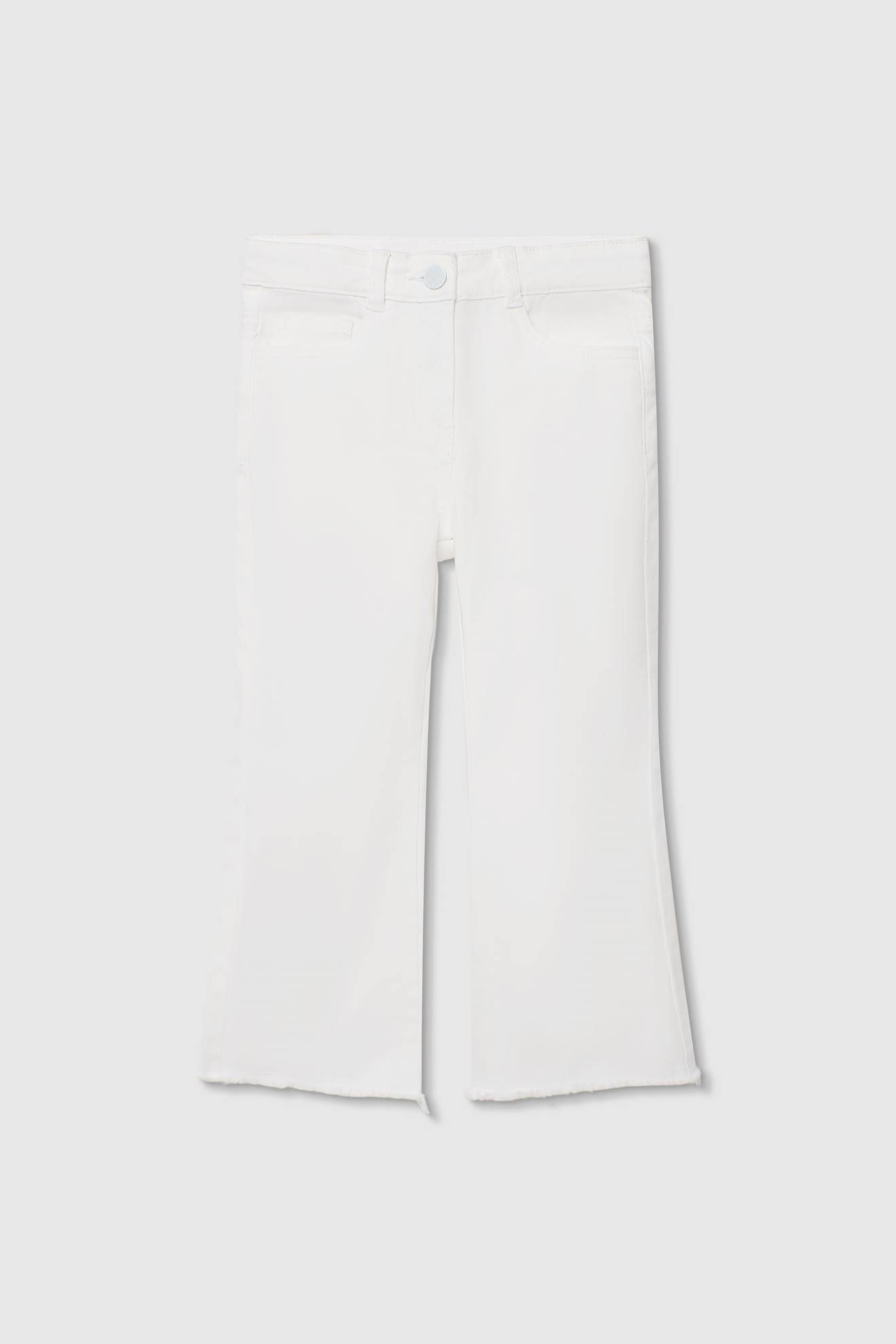 Pantalon Fille Coton Blanc 20 €