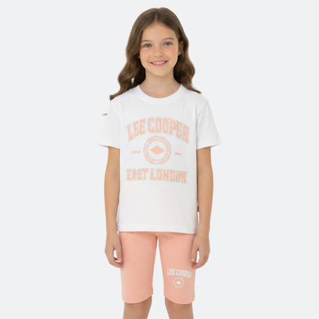 Ensemble fille t-shirt manches courtes et bermuda  - vertbaudet enfant