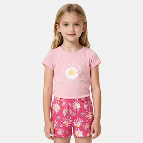 Ensemble fille t-shirt manches courtes et short  - vertbaudet enfant