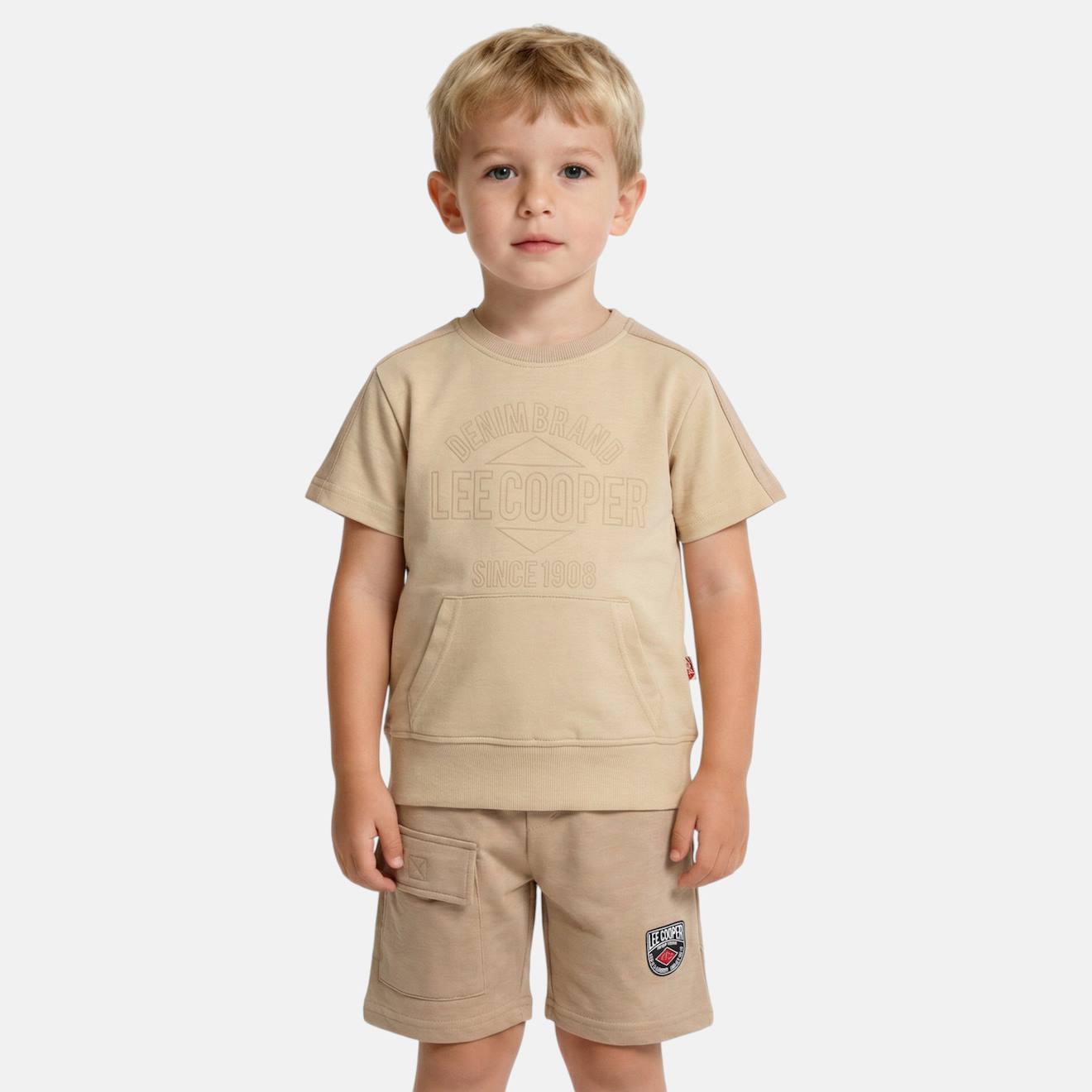 Ensemble T-shirt Manches Courtes Et Short Garon Beige 20 €