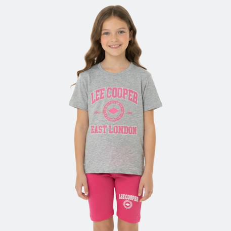 Ensemble fille t-shirt manches courtes et bermuda  - vertbaudet enfant
