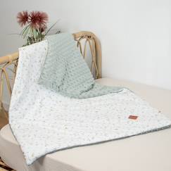 Linge de maison et décoration-Linge de lit enfant-Plaid réversible en minky sidonia