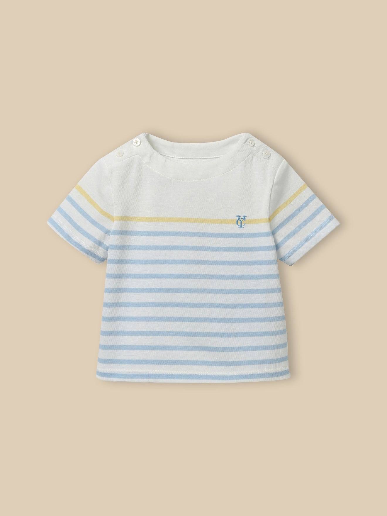 Marinire Bb - Coton Biologique Rayure Ciel 14 €