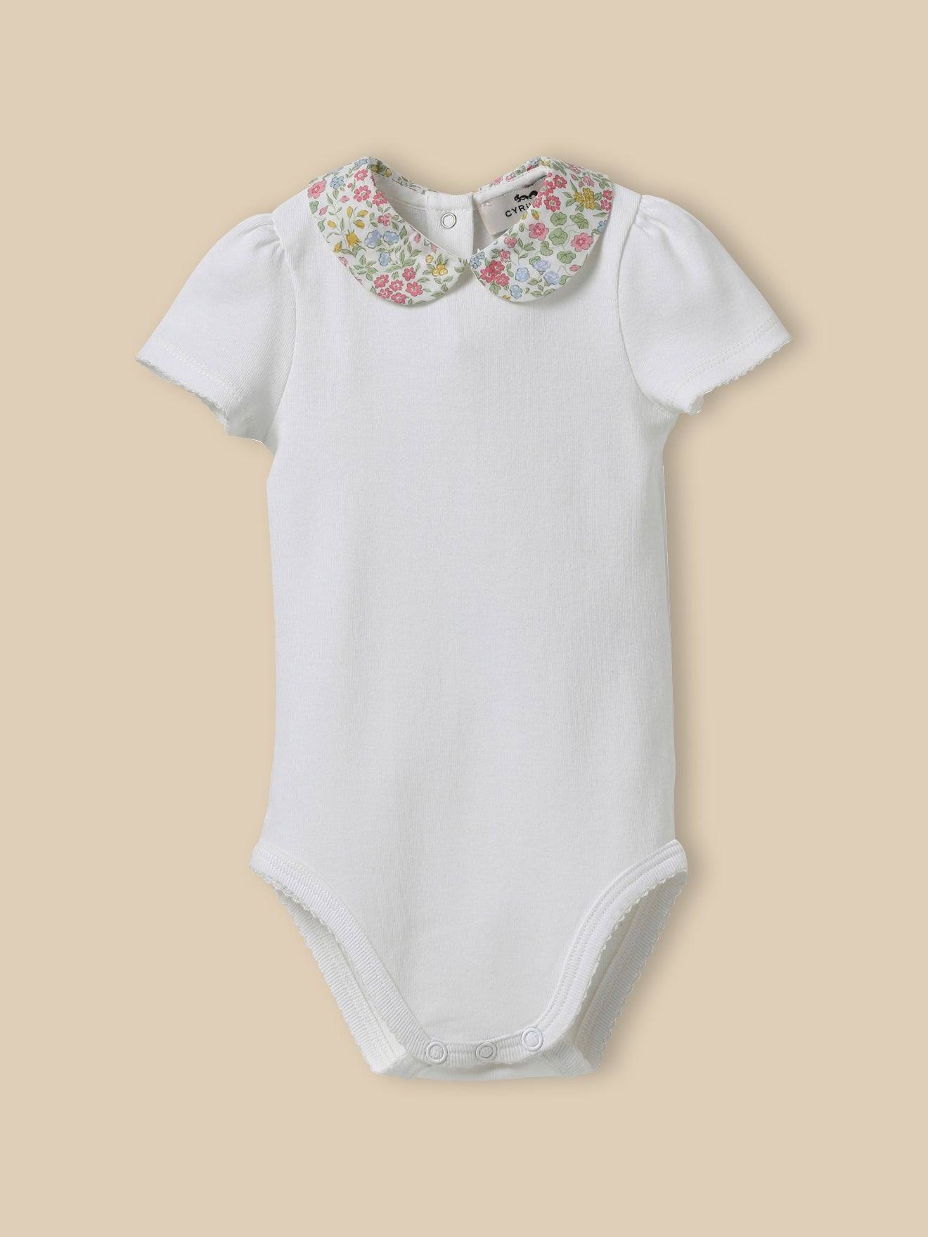 Body Col En Tissu Liberty - Coton Biologique Blanc Doux 12 €