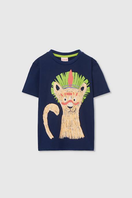 T-shirt garçon coton   lion  - vertbaudet enfant