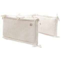 Tour de lit cloudy rib oatmeal (pour lits 60 x 120 ou 70 x 140 cm)  - vertbaudet enfant